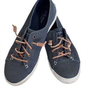 Sperry Canvas Slip on Boat Shoes